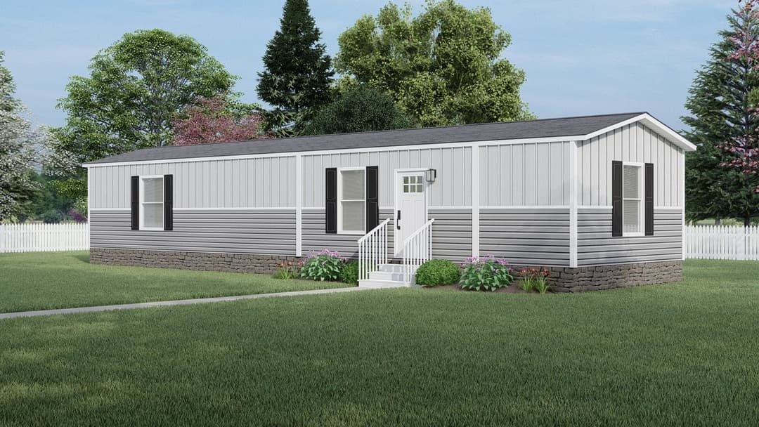 Lewis elevation and exterior home features