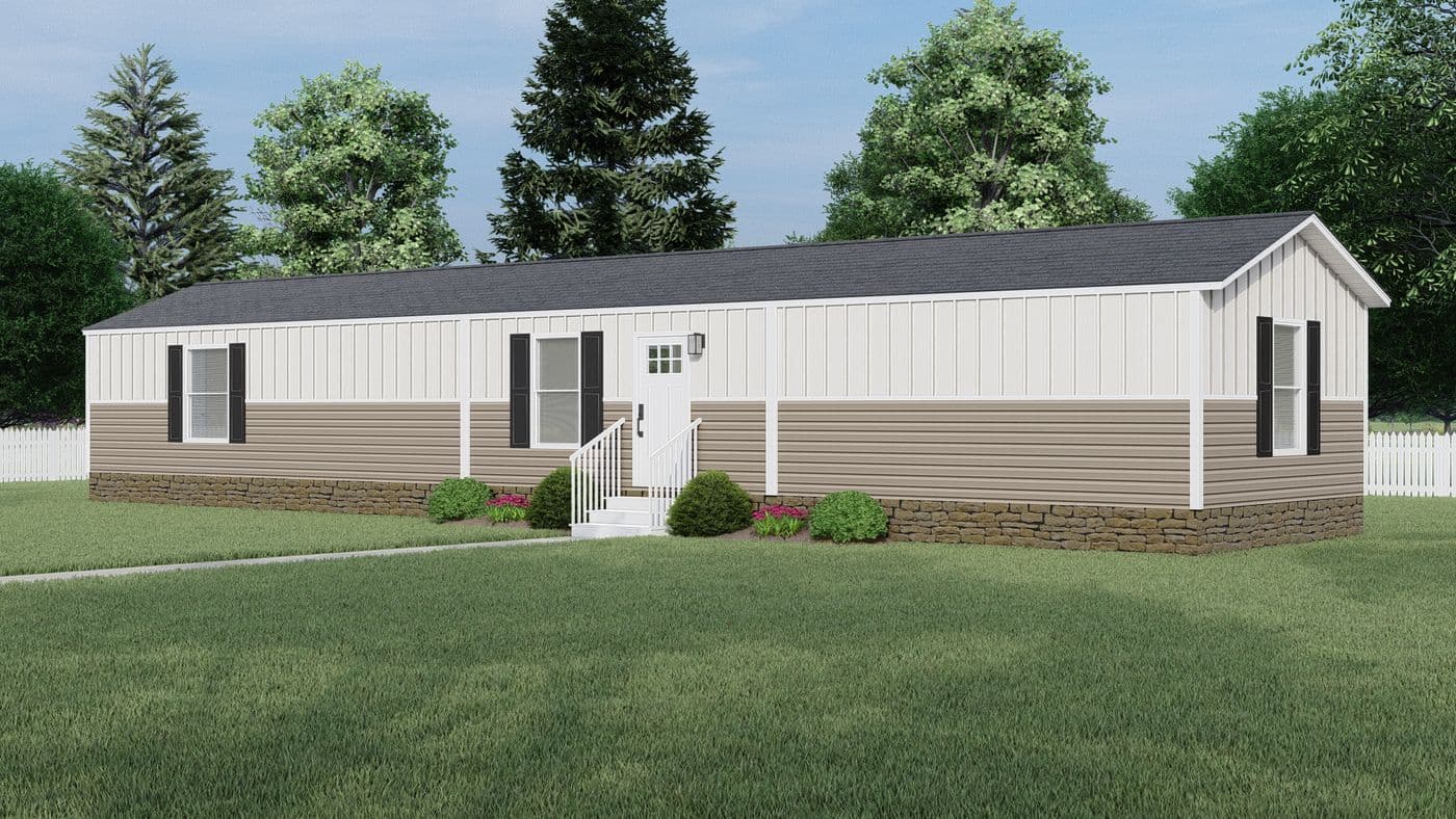 Clark elevation and exterior home features