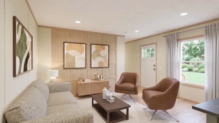 Clark interior home features