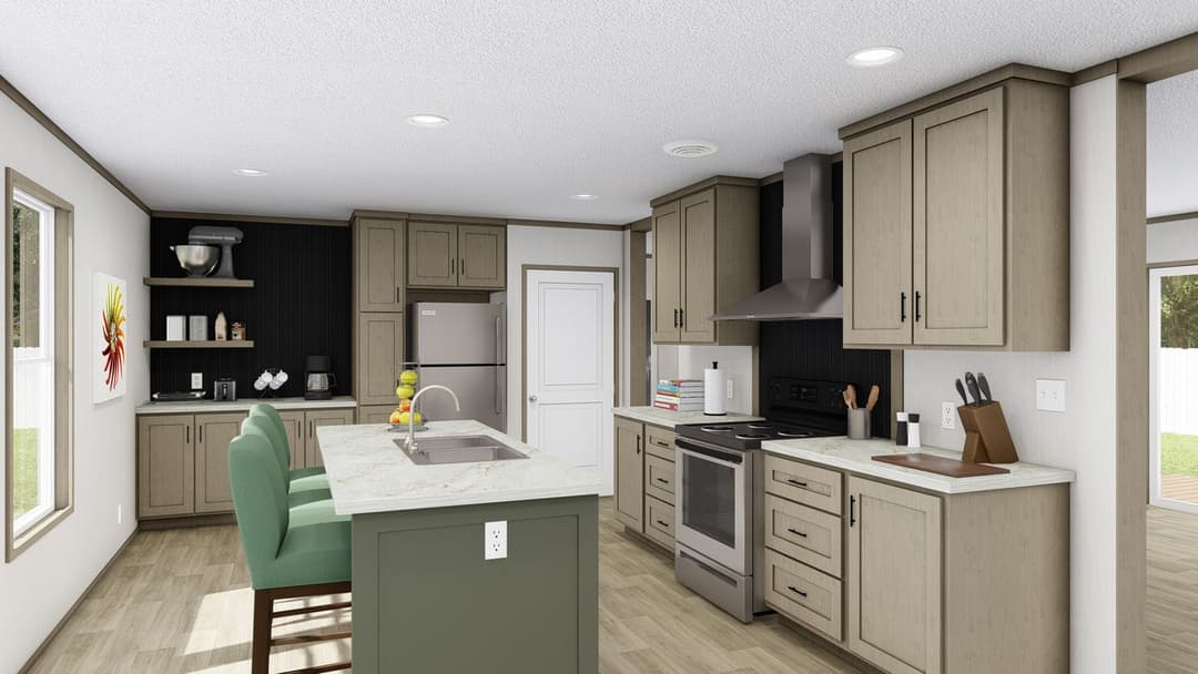 Rainier kitchen home features