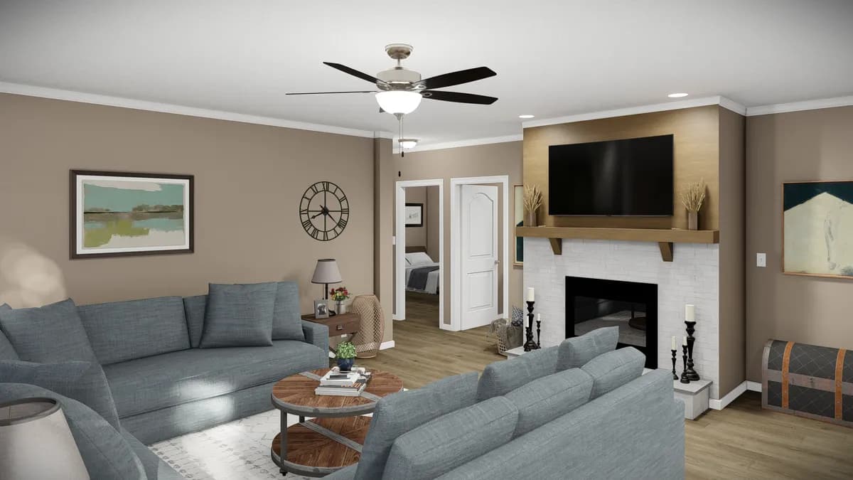 The bandon interior home features